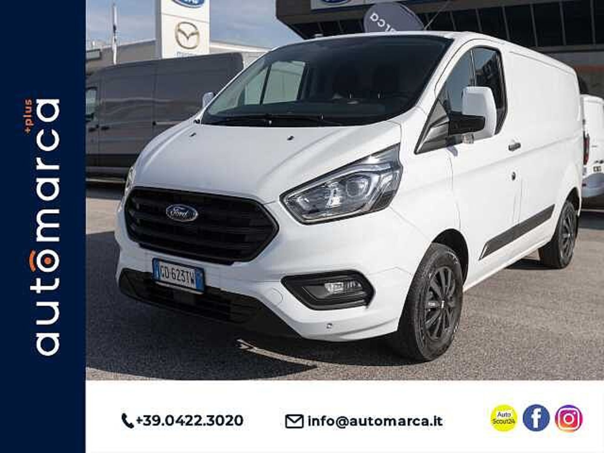 Ford Transit Custom Furgone 300 2.0 EcoBlue 130 PC Furgone Trend  del 2021 usata a Silea