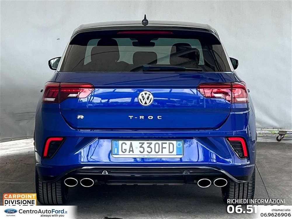 Volkswagen T-Roc R 2.0 TSI DSG 4MOTION BlueMotion Technology  del 2020 usata a Albano Laziale (4)