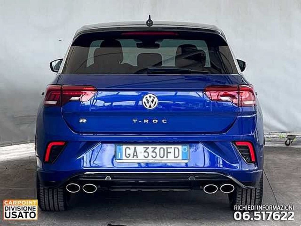 Volkswagen T-Roc R 2.0 TSI DSG 4MOTION BlueMotion Technology  del 2020 usata a Roma (4)