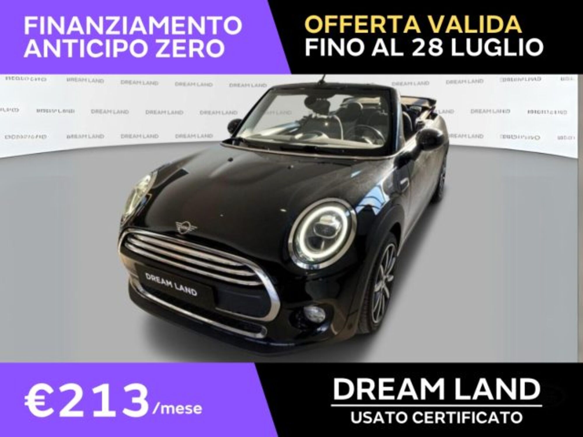 MINI Mini Cabrio 1.5 One Hype Cabrio  del 2018 usata a Livorno