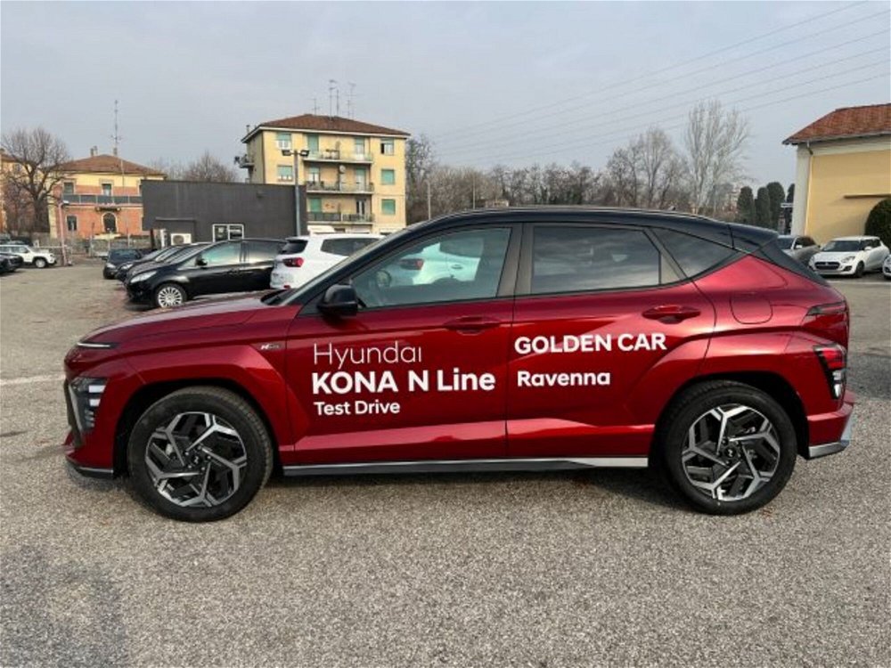 Hyundai Kona HEV 1.6 DCT XLine del 2023 usata a Bologna (3)