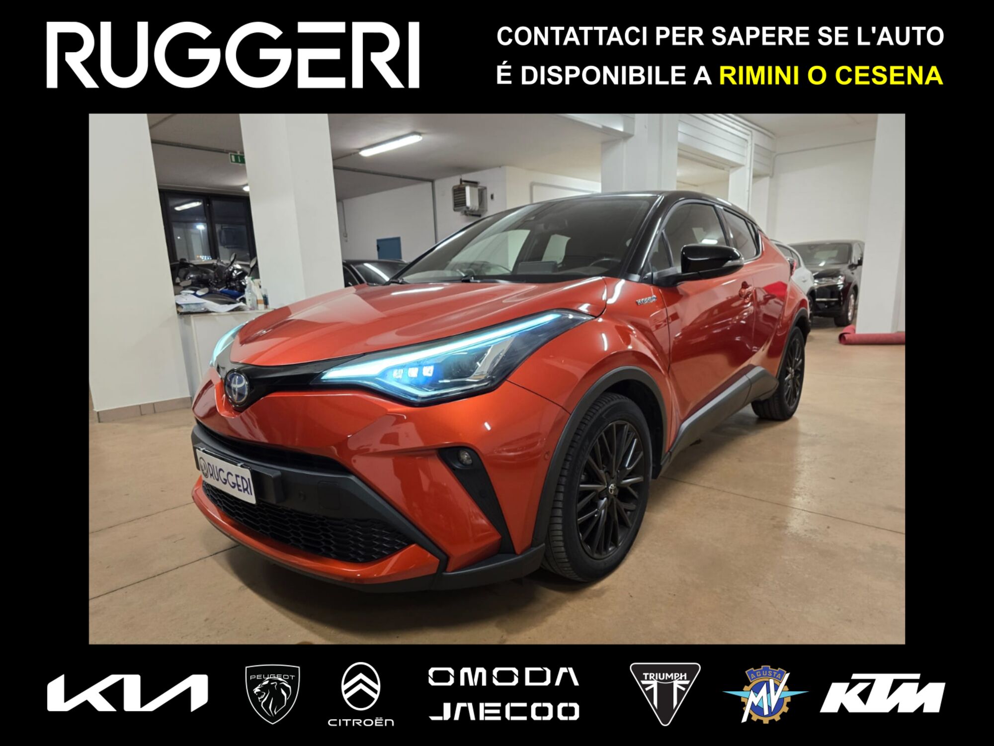 Toyota Toyota C-HR 2.0 Hybrid E-CVT Premiere del 2020 usata a Rimini