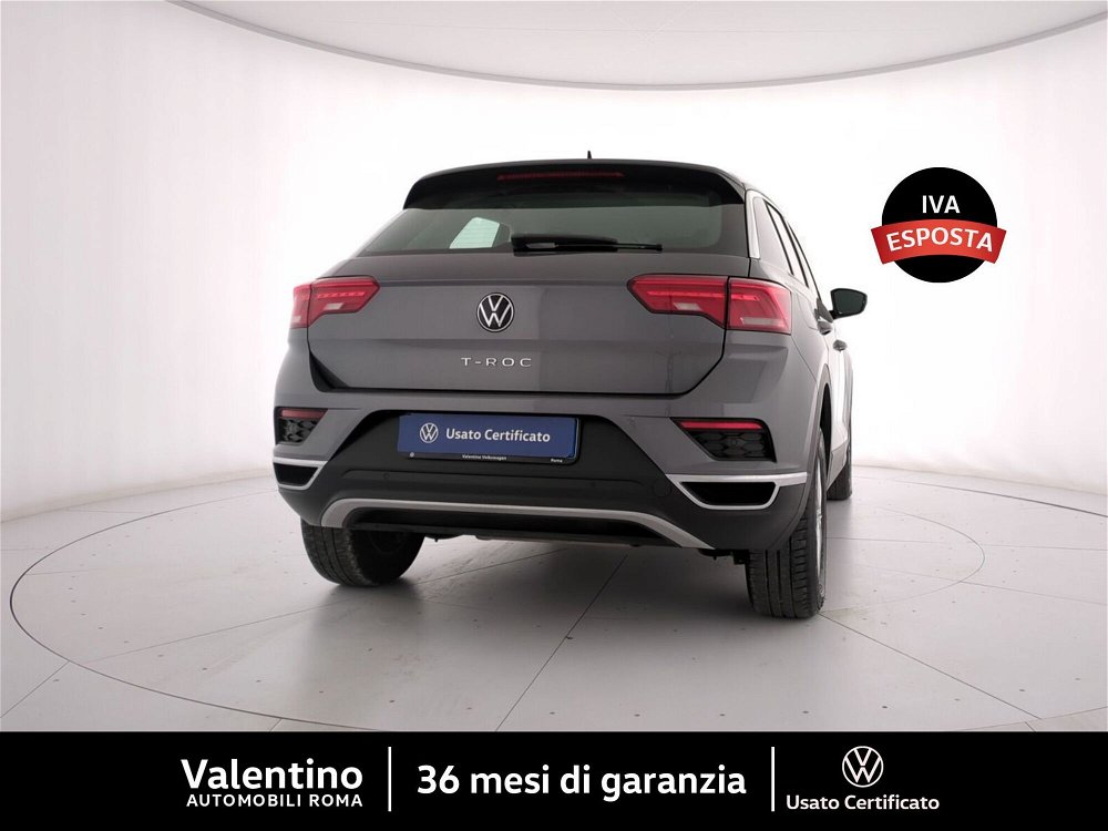 Volkswagen T-Roc 2.0 TDI SCR Business BlueMotion Technology del 2021 usata a Roma (3)