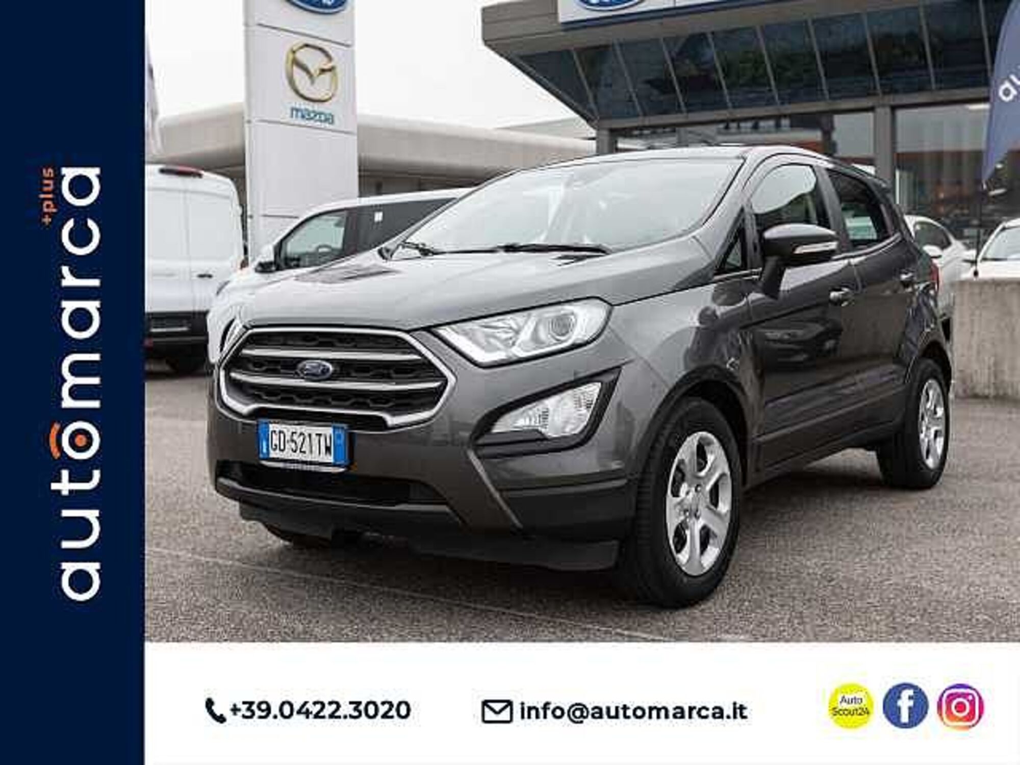 Ford EcoSport 1.5 Ecoblue 95 CV Start&amp;Stop Plus del 2021 usata a Silea