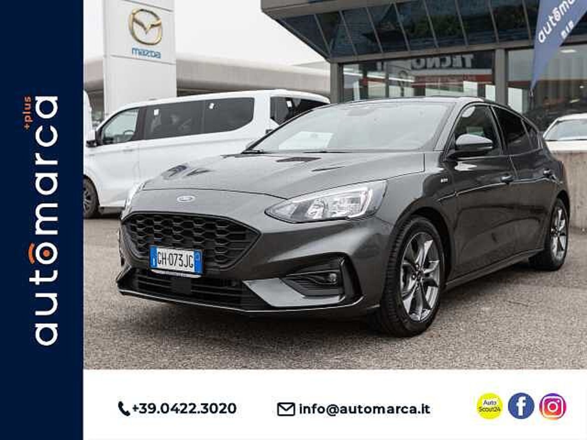 Ford Focus 1.0 EcoBoost 125 CV 5p. ST-Line  del 2021 usata a Silea