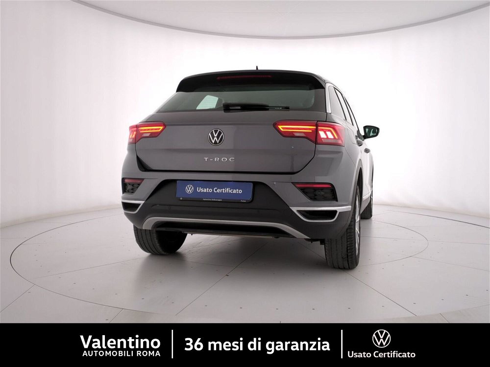Volkswagen T-Roc 1.0 TSI Style BlueMotion Technology del 2020 usata a Roma (3)