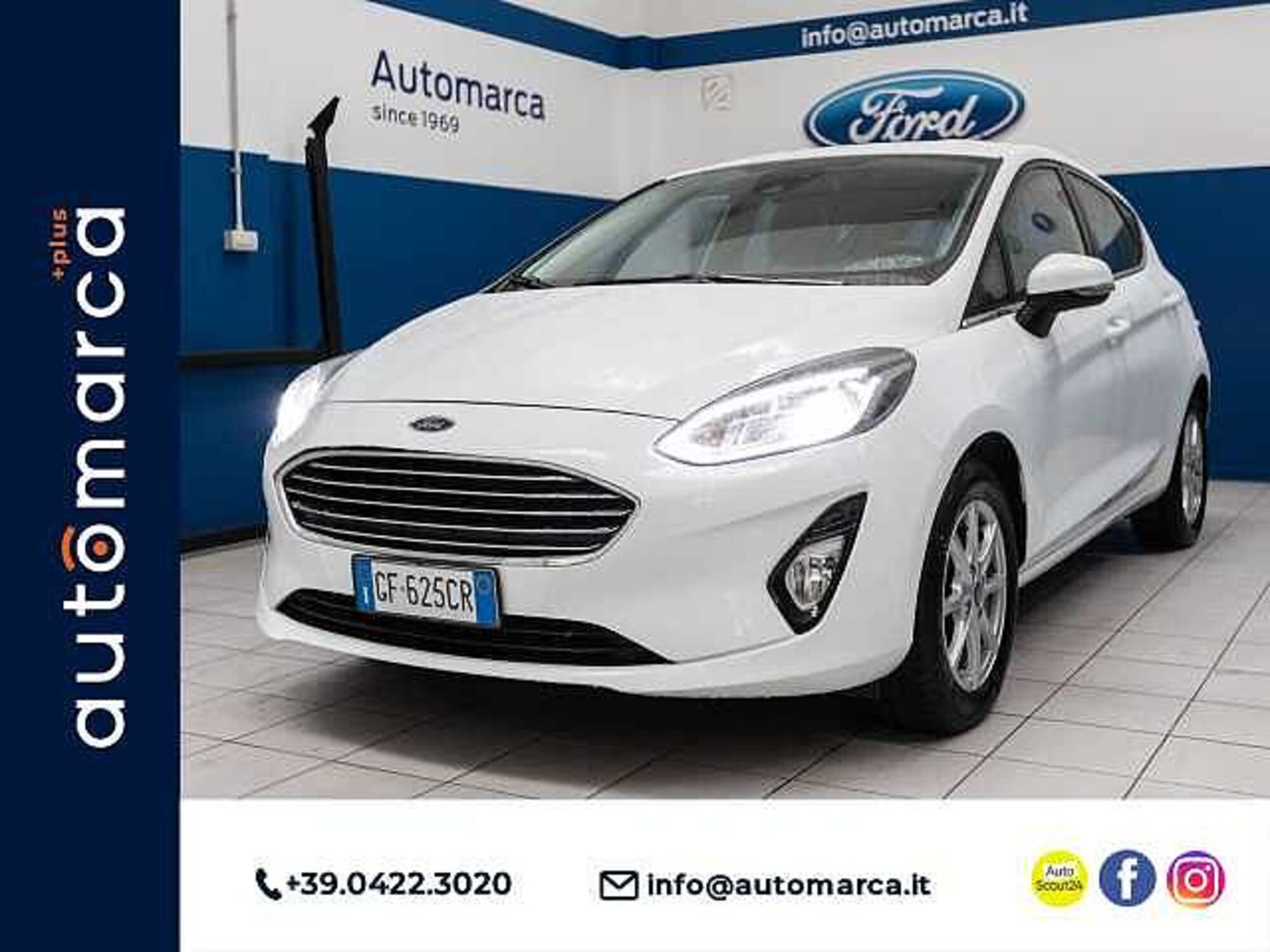 Ford Fiesta 1.1 75 CV GPL 5 porte Titanium  del 2021 usata a Silea