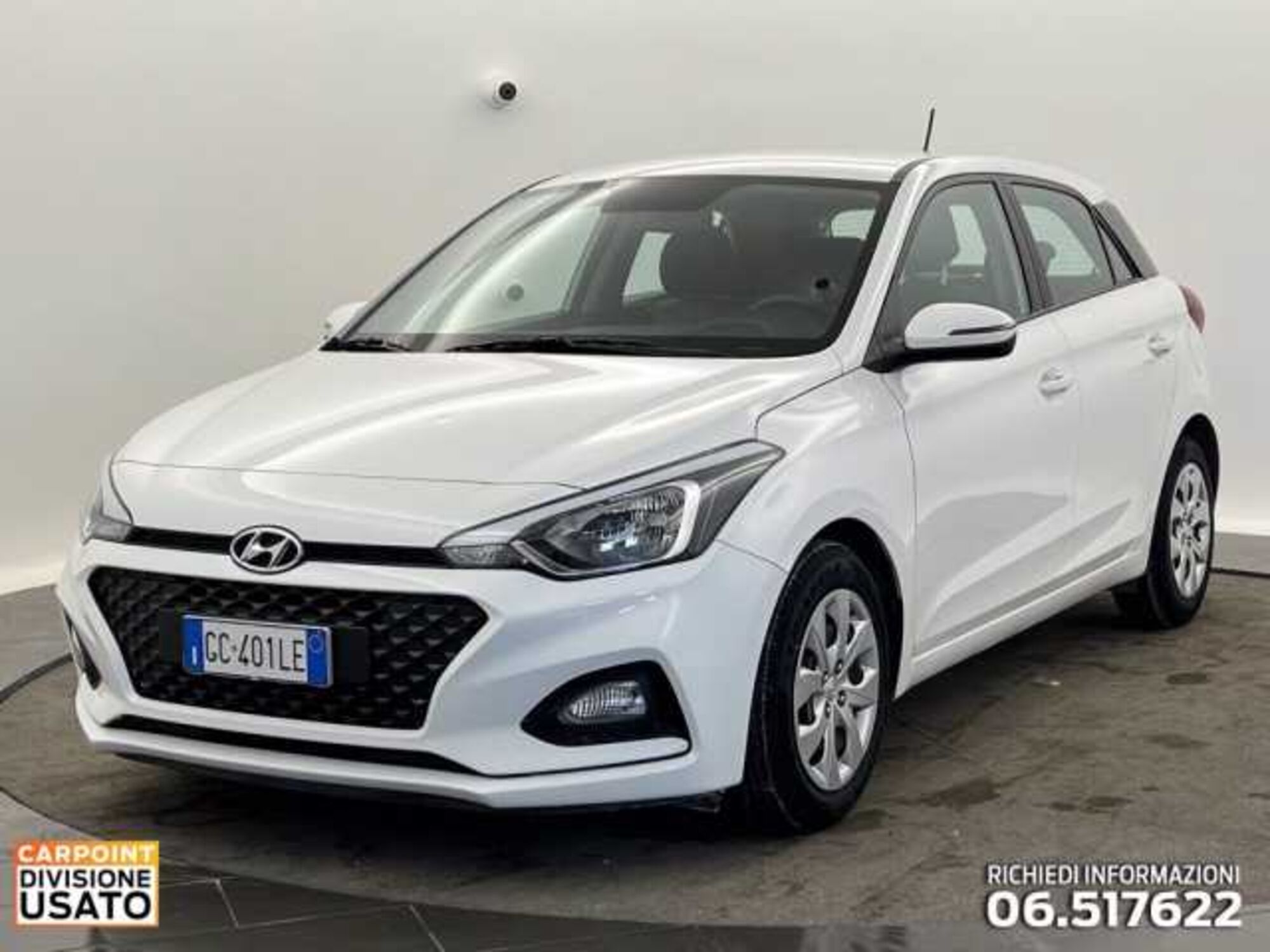 Hyundai i20 1.2 5 porte Connectline del 2020 usata a Roma