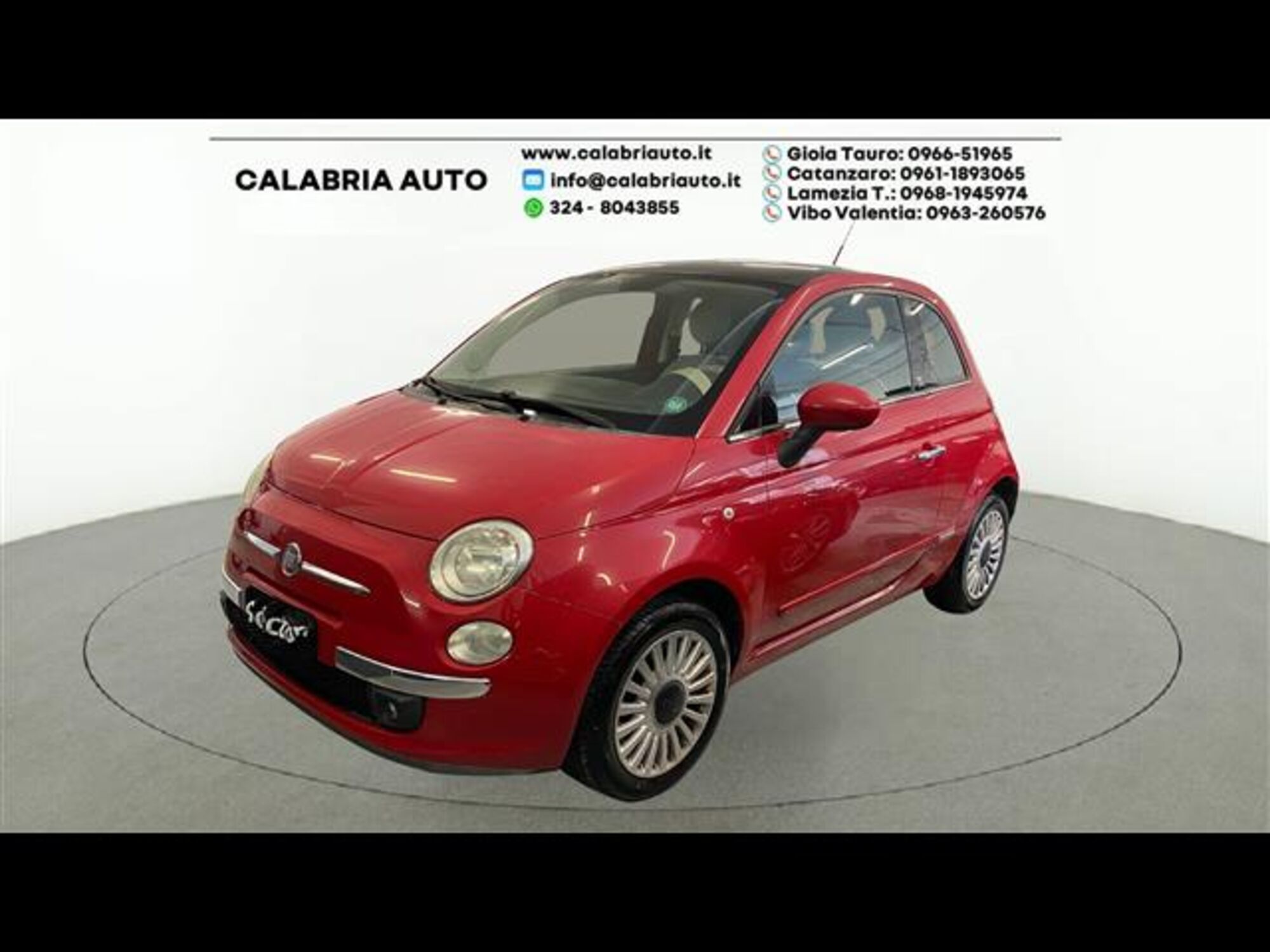 Fiat 500 1.2 Pop  del 2011 usata a Gioia Tauro