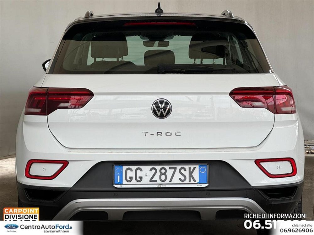 Volkswagen T-Roc 1.0 TSI Life del 2022 usata a Albano Laziale (4)