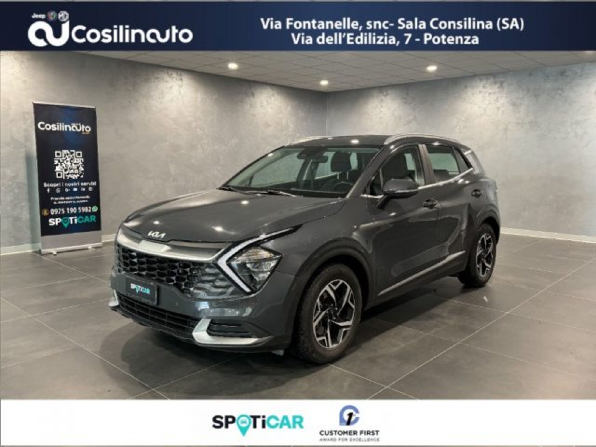 Kia Sportage 1.6 CRDI 136 CV 2WD Mild Hybrid GT Line del 2022 usata a Sala Consilina