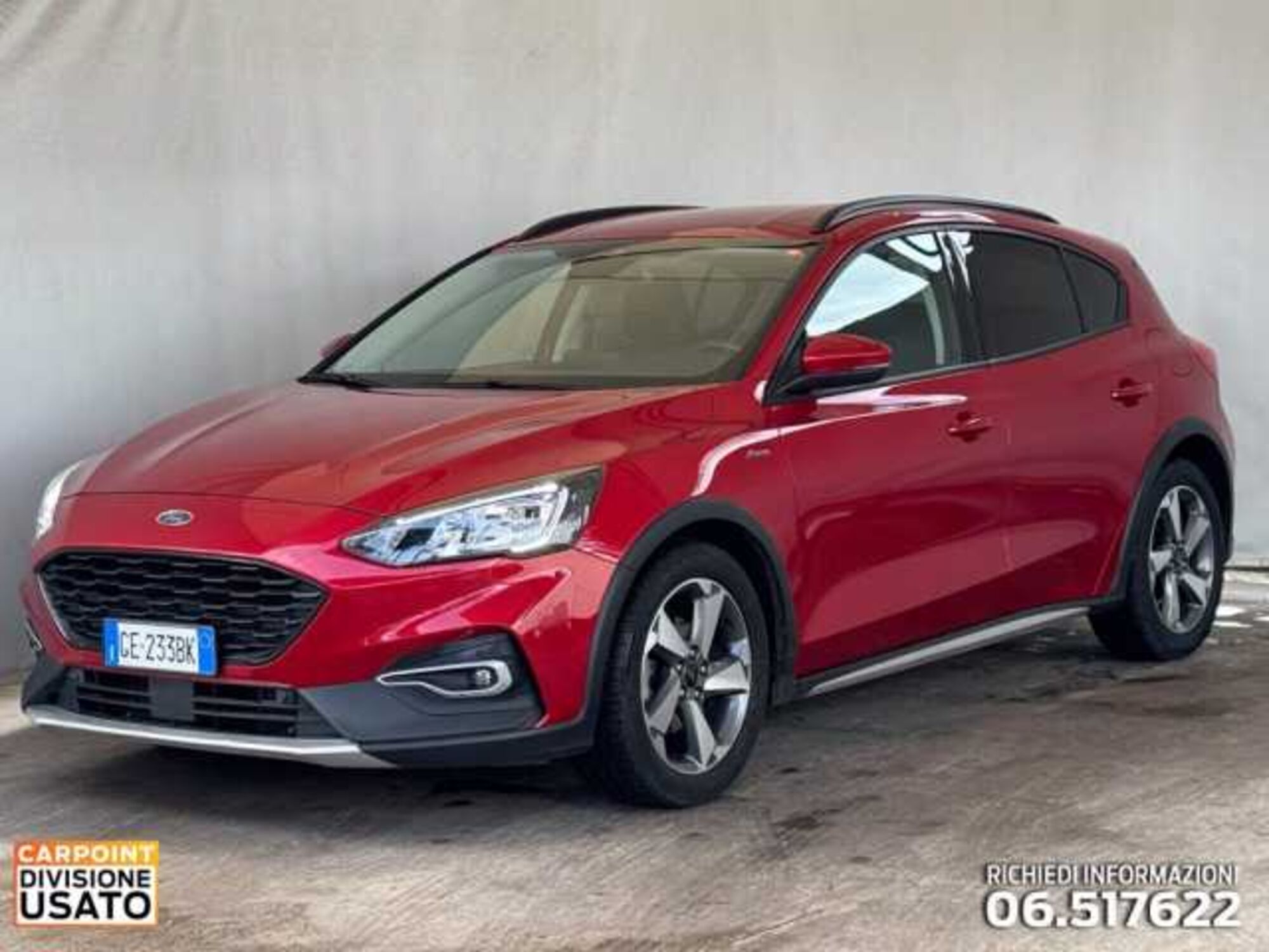 Ford Focus 1.0 EcoBoost 125 CV 5p. Active  del 2021 usata a Roma