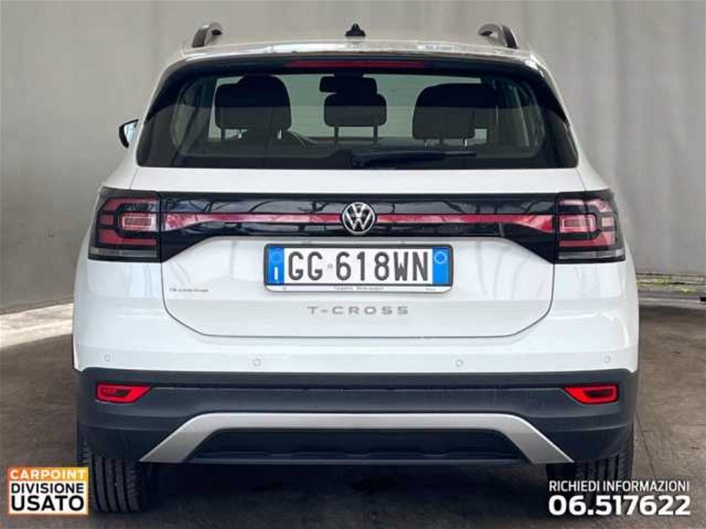 Volkswagen T-Cross 1.0 TSI 110 CV DSG Style del 2021 usata a Roma (4)