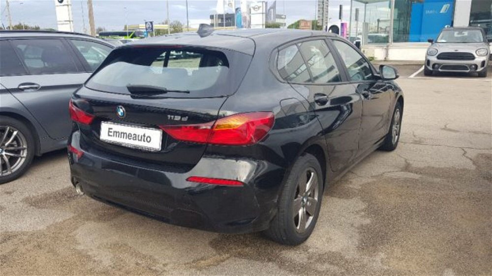 BMW Serie 1 116d 2.0 116CV cat 5 porte Attiva DPF del 2019 usata a Lecce (4)