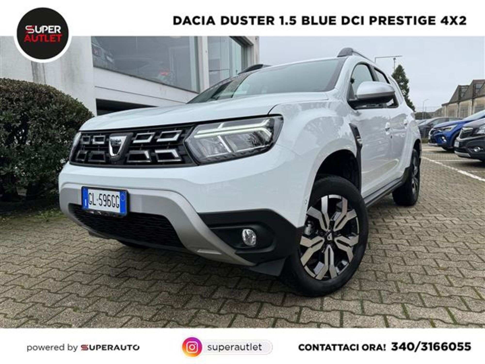 Dacia Duster 1.5 Blue dCi 8V 115 CV 4x2 Prestige DaciaPlus del 2022 usata a Vigevano