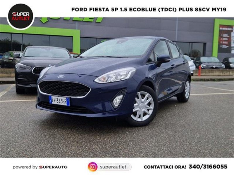 Ford Fiesta 1.5 EcoBlue 5 porte Plus my 19 del 2019 usata a Vigevano