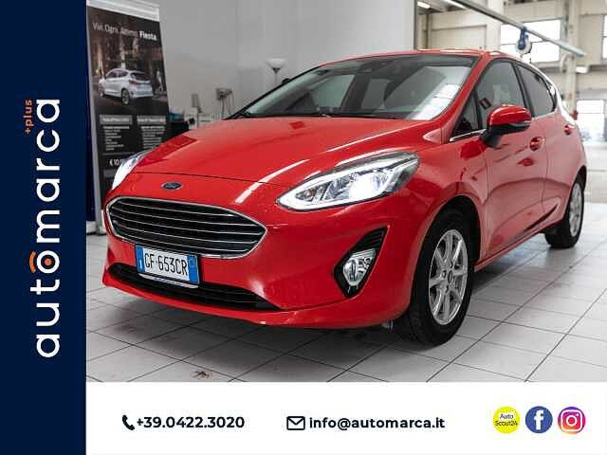 Ford Fiesta 1.1 75 CV 5 porte Titanium  del 2021 usata a Silea