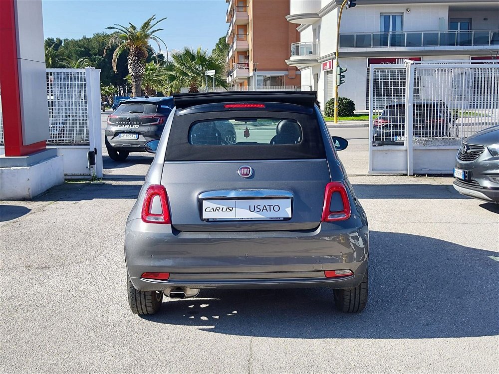 Fiat 500C Cabrio 1.2 Dualogic Pop del 2020 usata a Foggia (5)