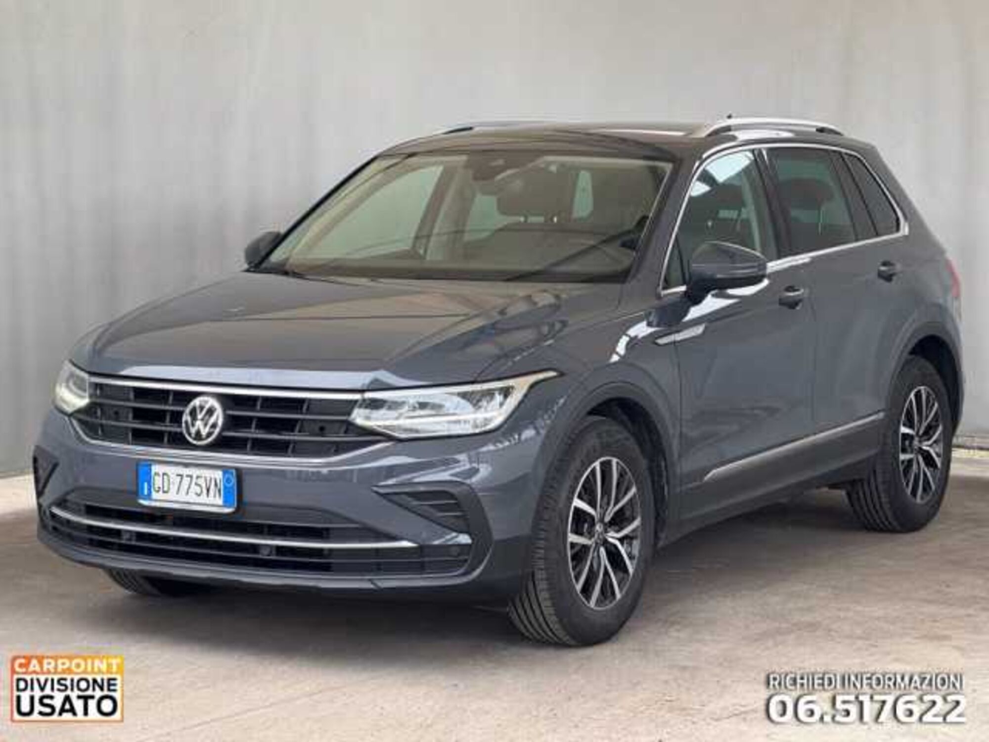 Volkswagen Tiguan 1.5 TSI 150 CV ACT Life del 2021 usata a Roma