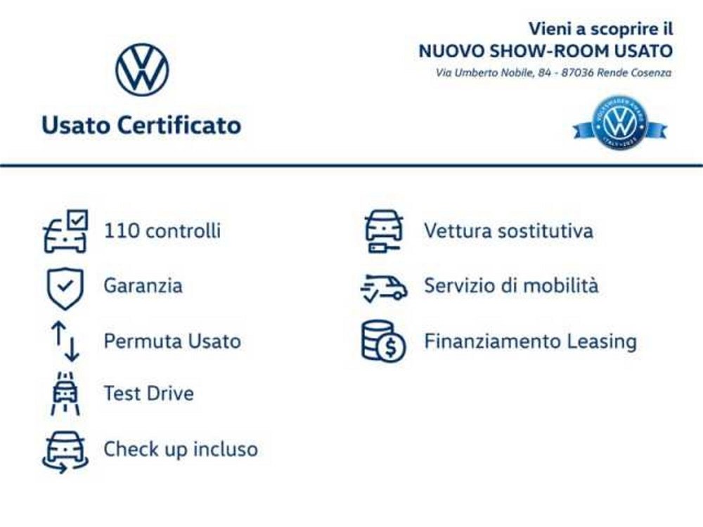 Volkswagen Taigo 1.0 TSI 110 CV R-Line nuova a Rende (3)