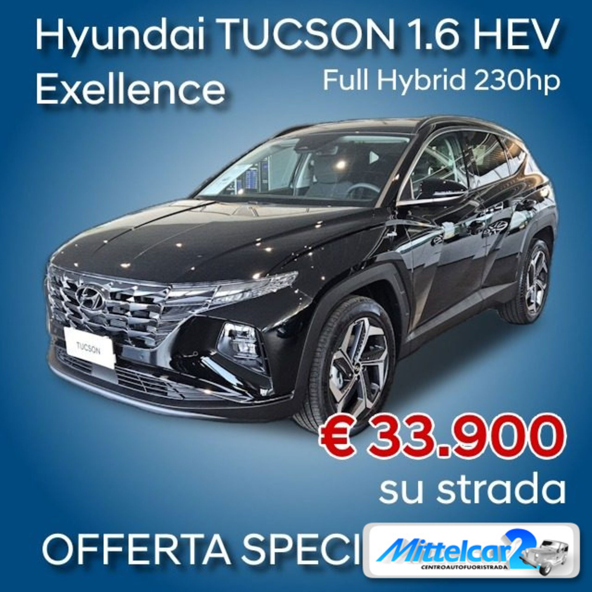 Hyundai Tucson 1.6 hev NLine 4wd auto nuova a Cassacco