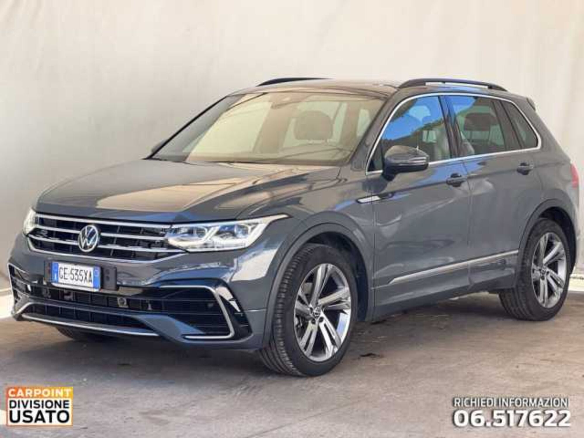 Volkswagen Tiguan Allspace 2.0 tdi R-Line 150cv dsg del 2021 usata a Roma