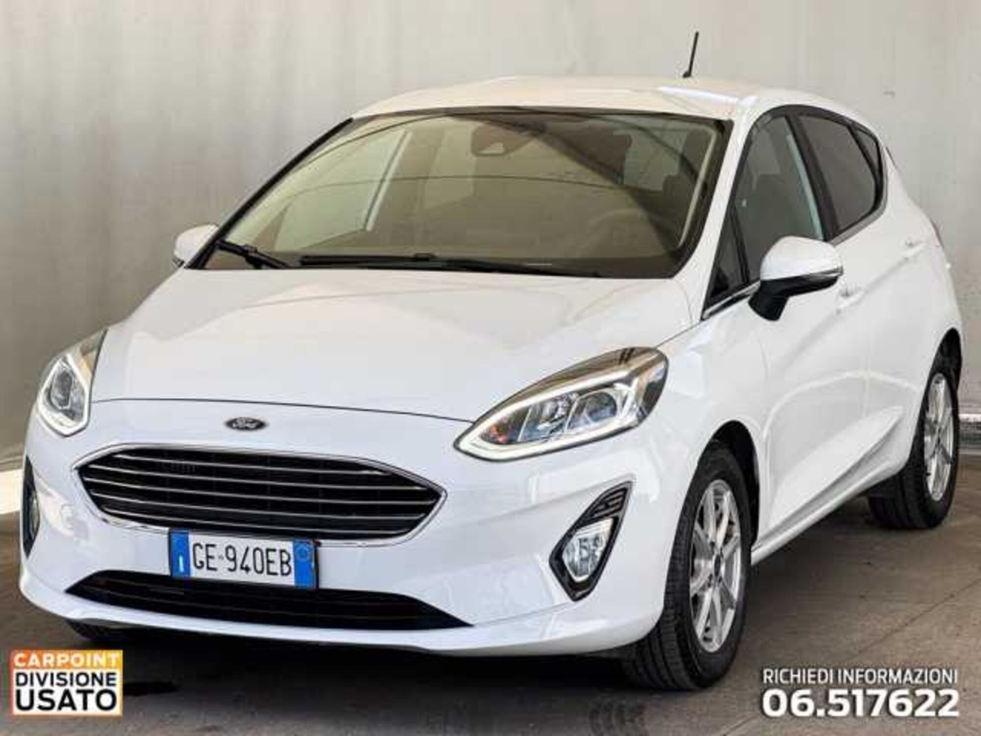 Ford Fiesta 1.0 Ecoboost 125 CV DCT Titanium del 2021 usata a Roma