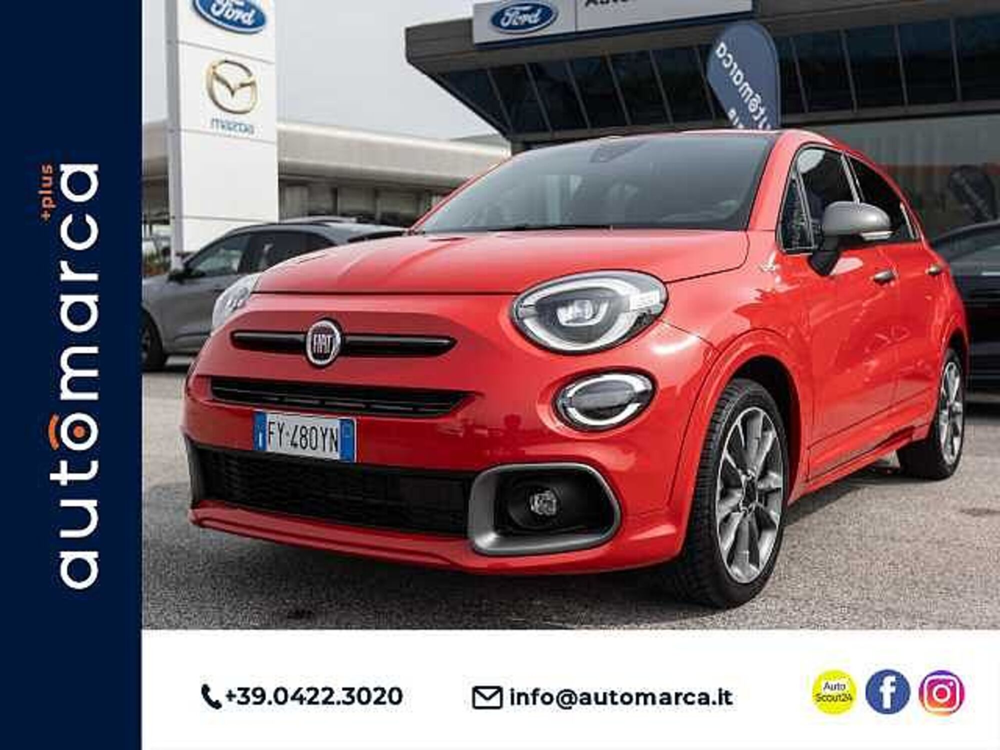 Fiat 500X 1.0 T3 120 CV Sport  del 2019 usata a Silea