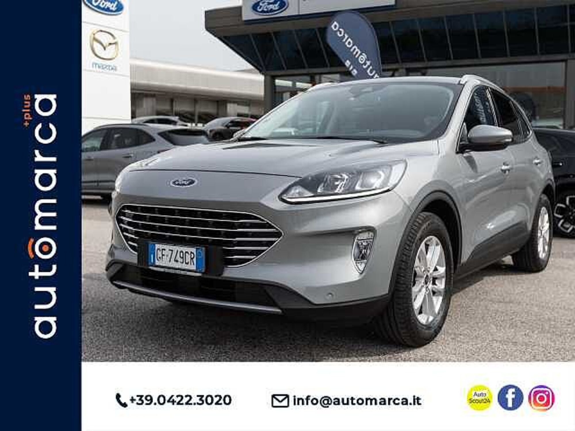 Ford Kuga 1.5 EcoBlue 120 CV 2WD Titanium  del 2021 usata a Silea