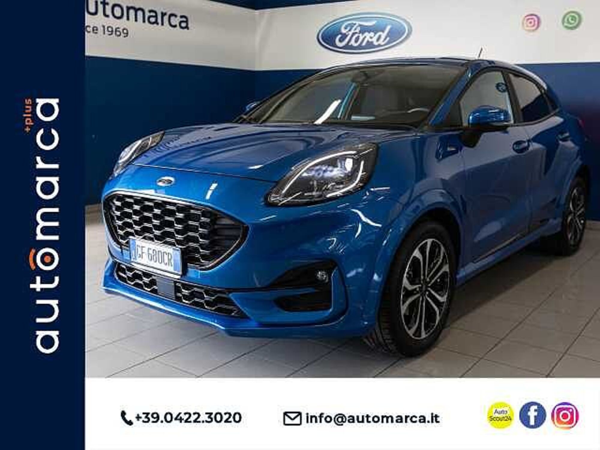 Ford Puma 1.0 EcoBoost 125 CV S&amp;S ST-Line del 2021 usata a Silea