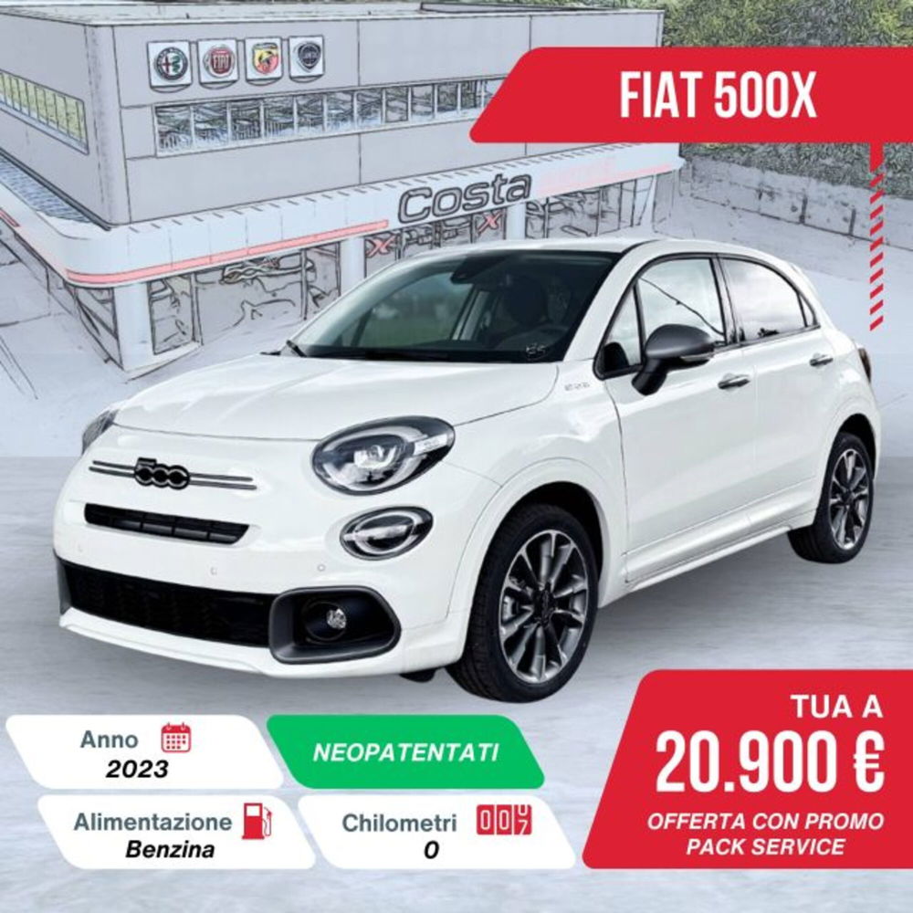 Fiat 500X nuova a Treviso