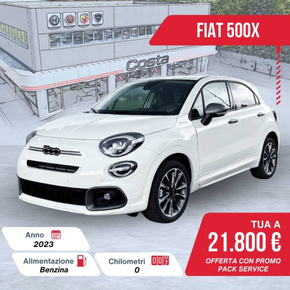 Fiat 500X nuova a Treviso