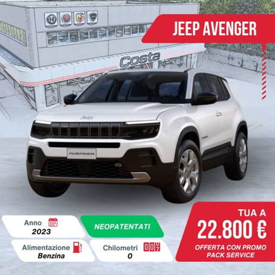 Jeep Avenger 1.2 turbo Altitude fwd 100cv nuova a Valdobbiadene