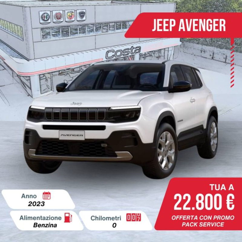 Jeep Avenger 1.2 turbo Altitude fwd 100cv nuova a Valdobbiadene