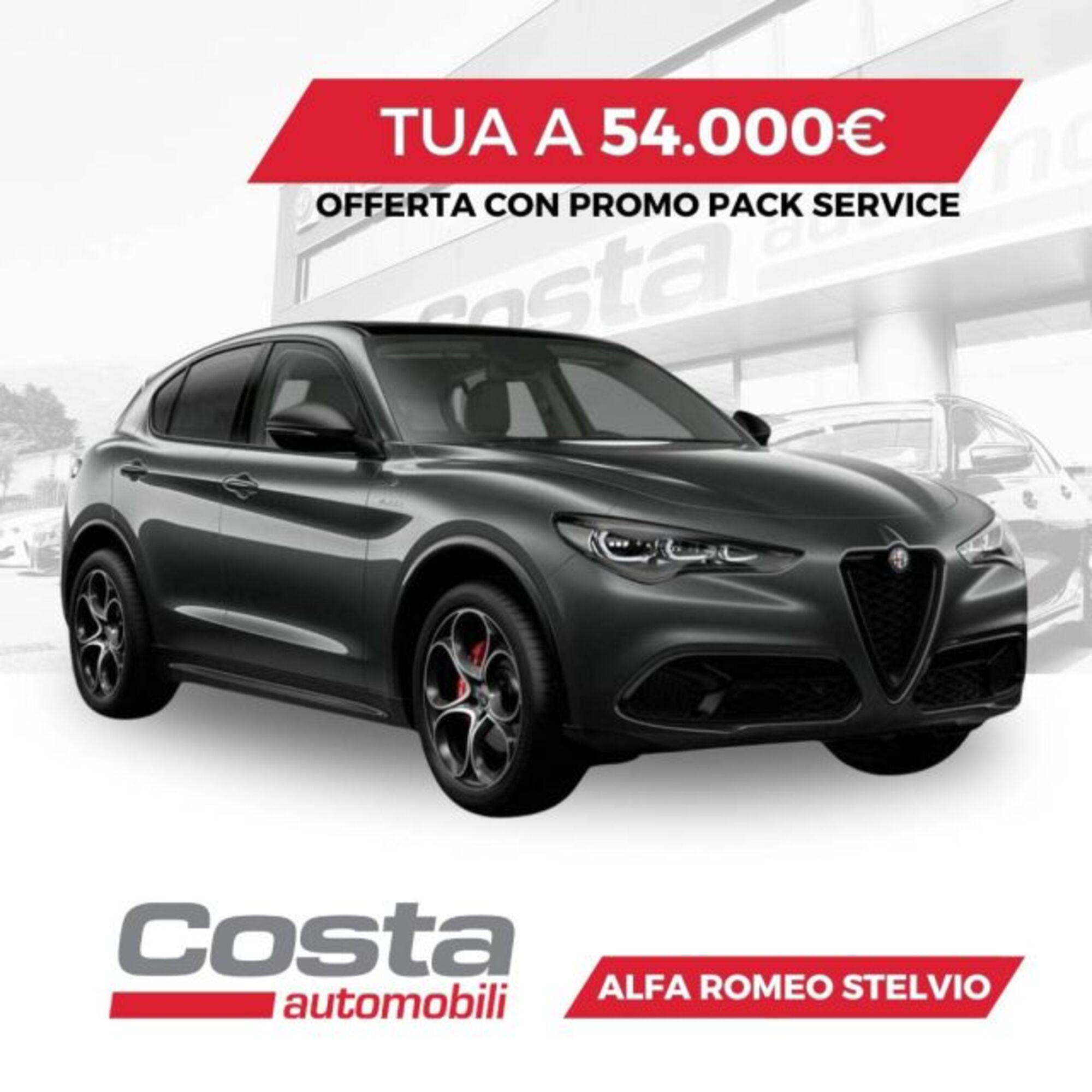 Alfa Romeo Stelvio Stelvio 2.2 Turbodiesel 210 CV AT8 Q4 Veloce  nuova a Valdobbiadene