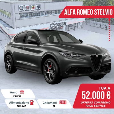 Alfa Romeo Stelvio Stelvio 2.2 Turbodiesel 210 CV AT8 Q4 Veloce  nuova a Valdobbiadene