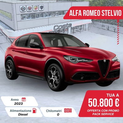 Alfa Romeo Stelvio Stelvio 2.2 Turbodiesel 210 CV AT8 Q4 Veloce  nuova a Valdobbiadene