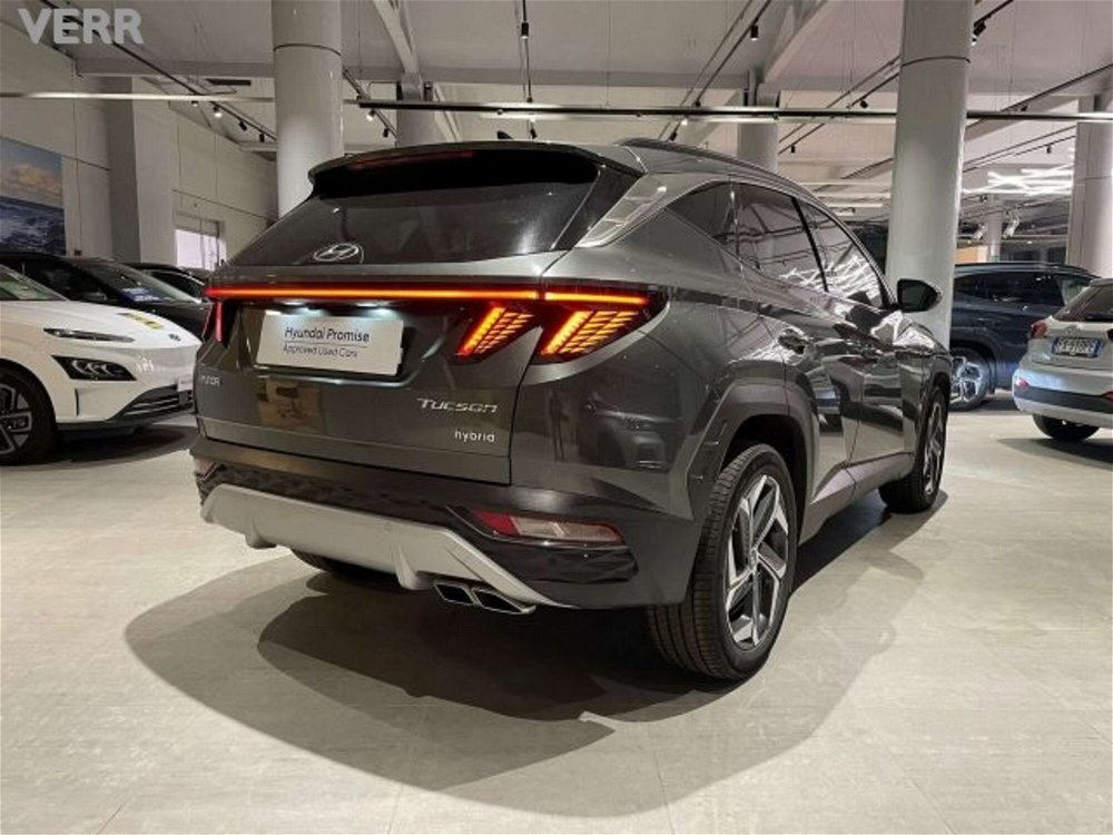 Hyundai Tucson 1.6 hev NLine + 2wd auto del 2021 usata a Milano (5)