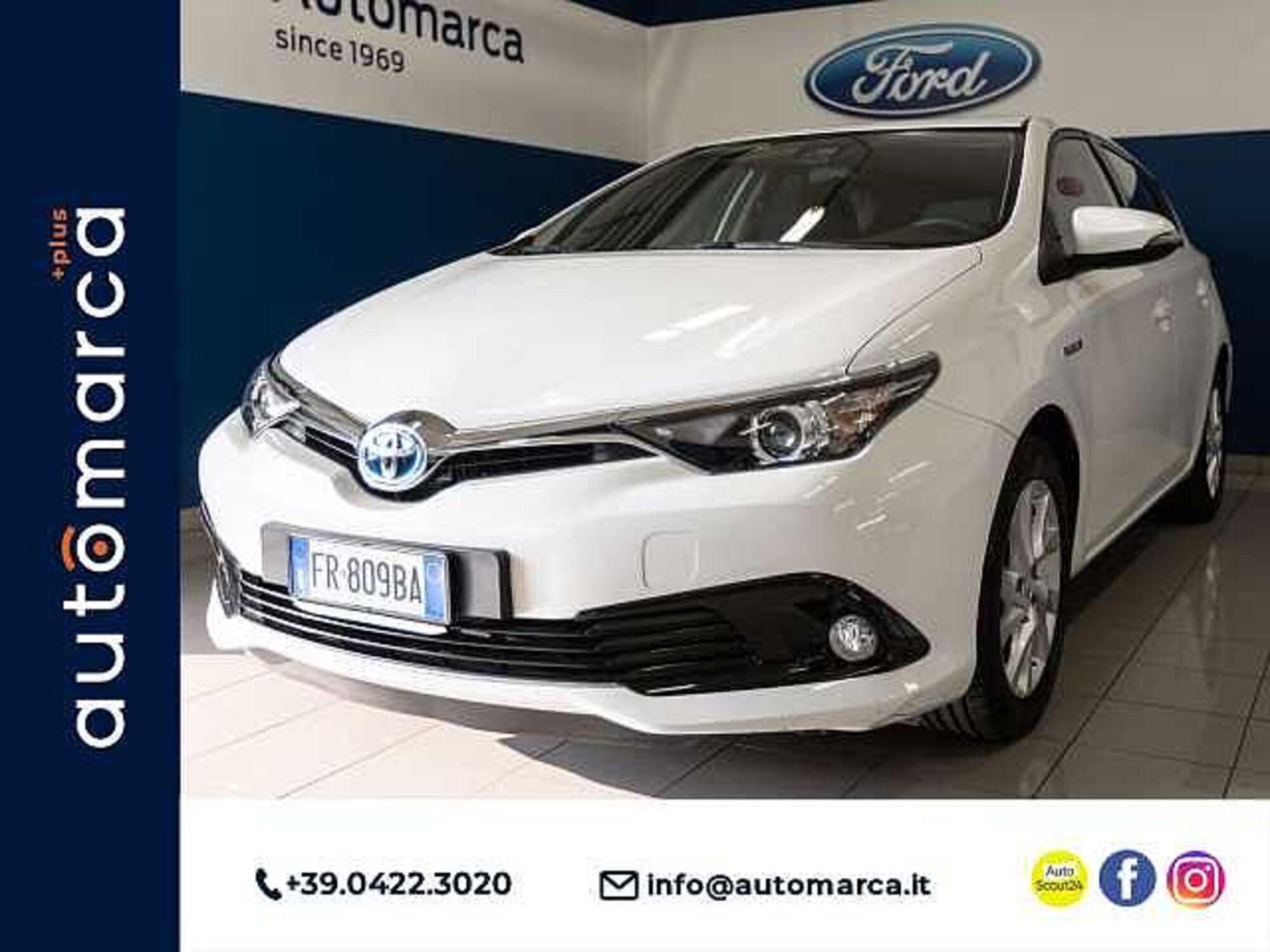 Toyota Auris 1.3 del 2018 usata a Silea