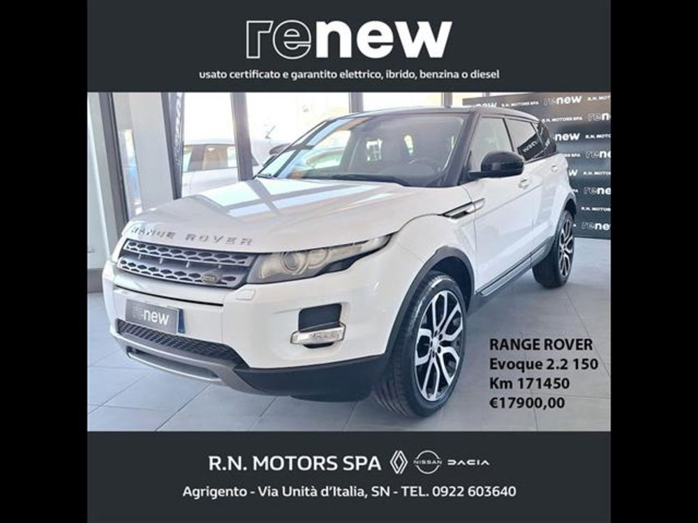 Land Rover Range Rover Evoque usata a Agrigento