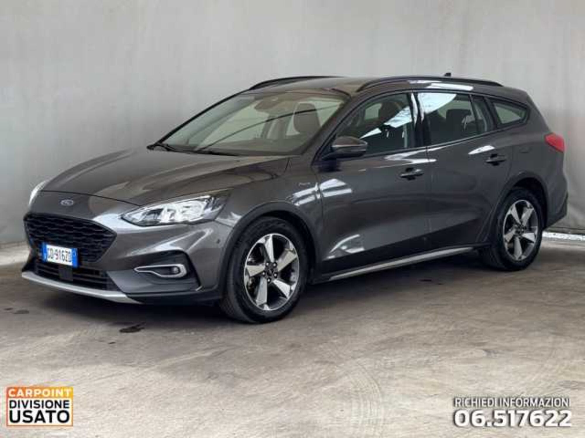 Ford Focus Station Wagon 1.5 EcoBlue 120 CV SW ST-Line  del 2021 usata a Roma