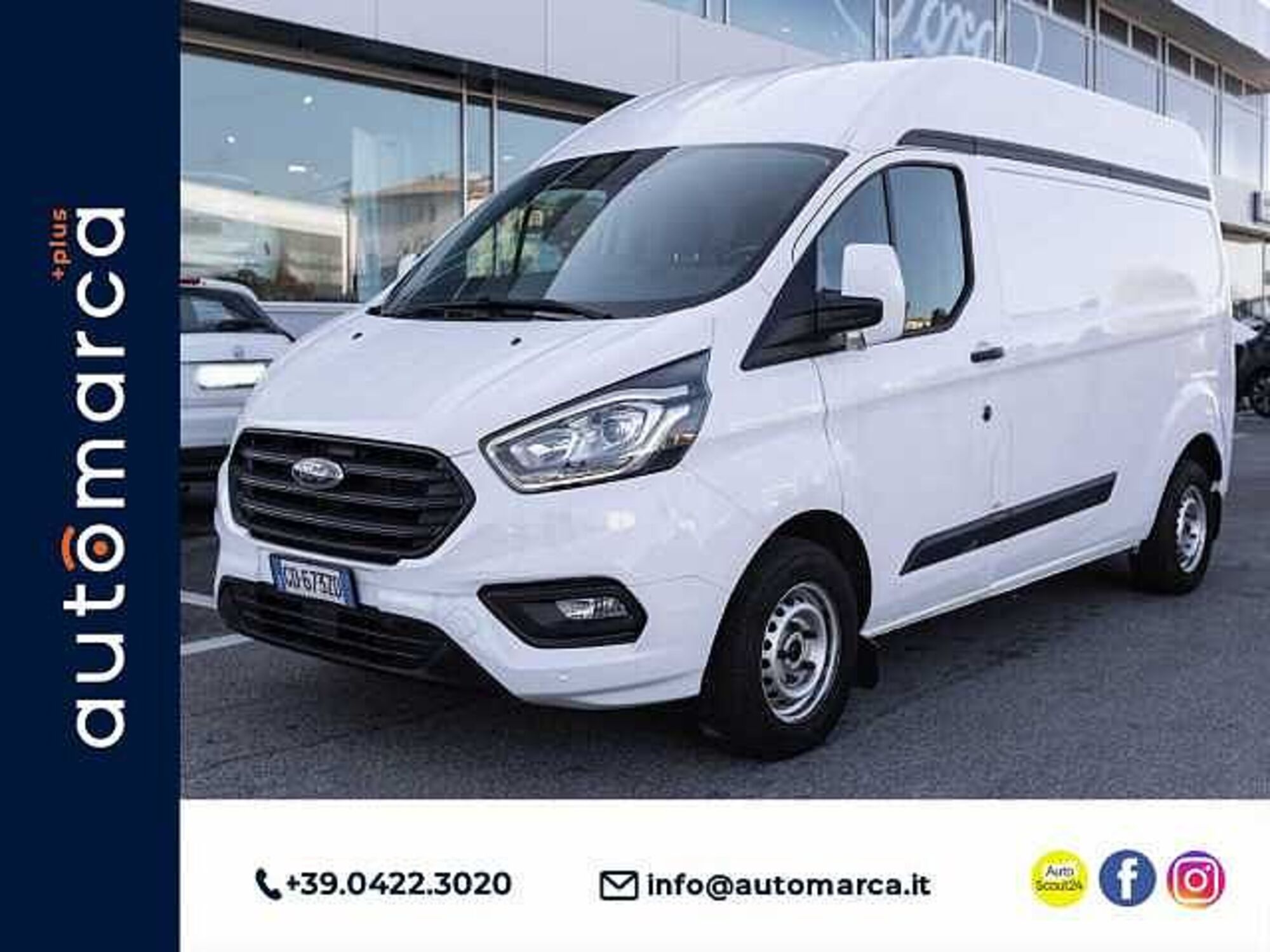 Ford Transit Custom Furgone 300 2.0 TDCi 130 PL Furgone Titanium  del 2020 usata a Silea