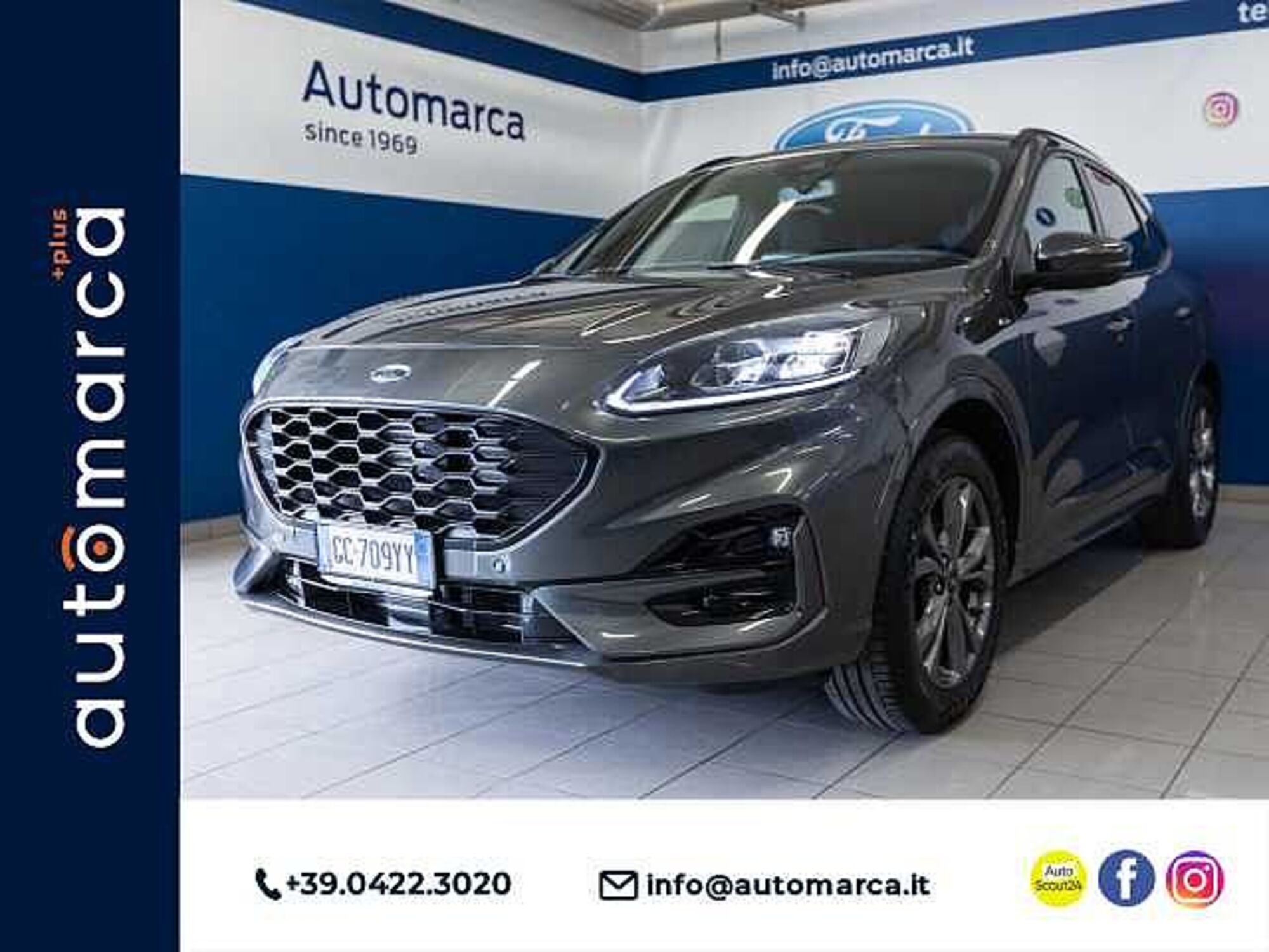 Ford Kuga 1.5 EcoBoost 150 CV 2WD ST-Line X  del 2020 usata a Silea