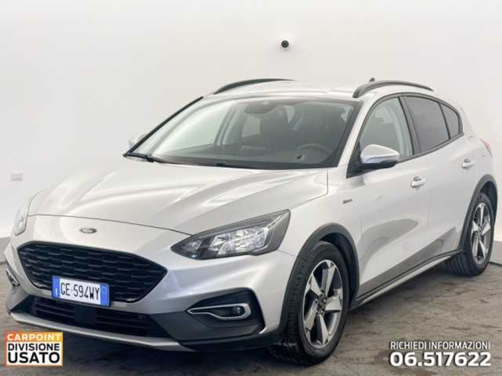 Ford Focus 1.0 EcoBoost 125 CV 5p. Active  del 2021 usata a Roma