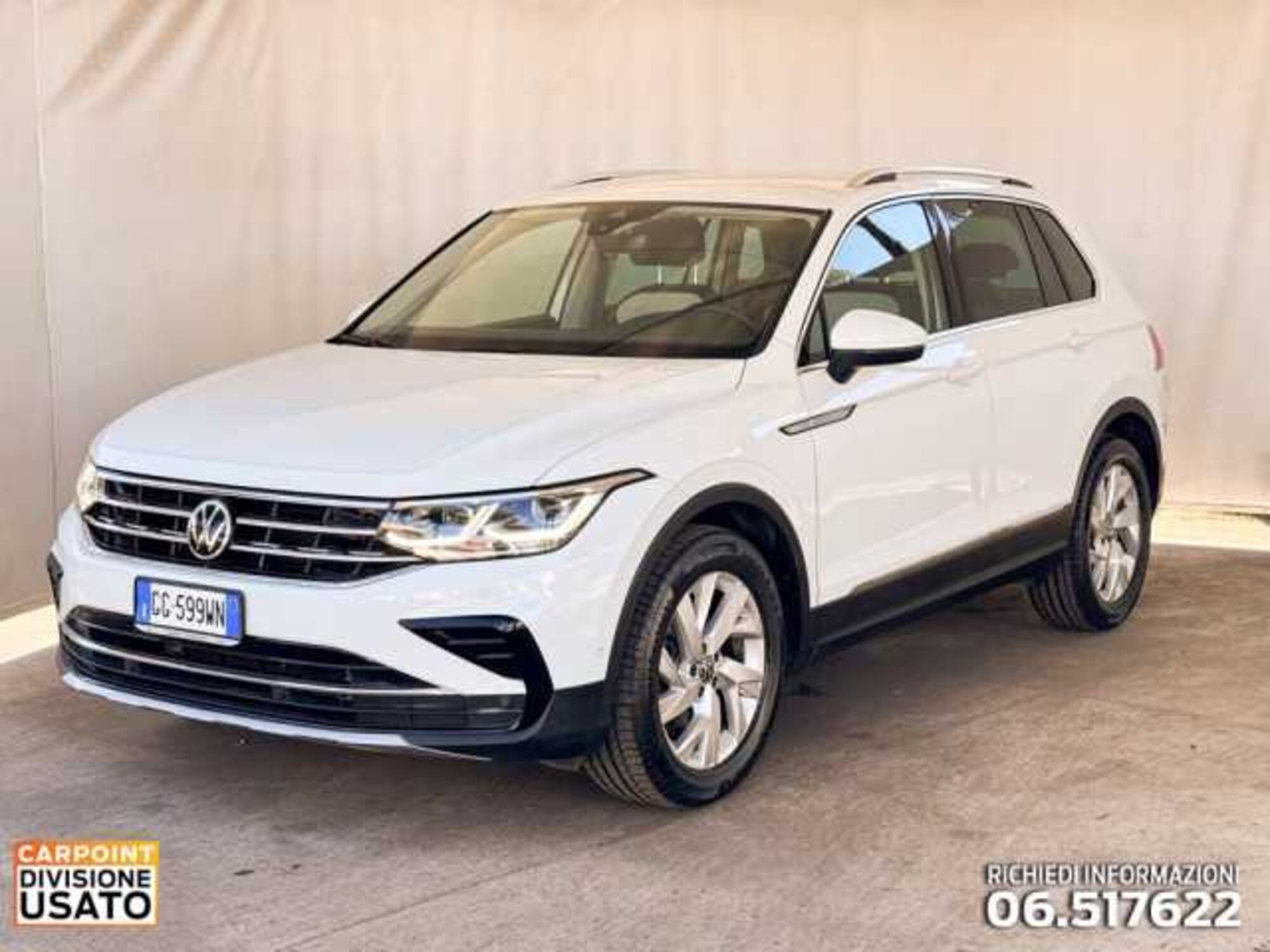 Volkswagen Tiguan 1.5 TSI 150 CV DSG ACT Elegance del 2021 usata a Roma