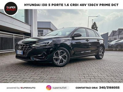 Hyundai i30 1.6 CRDi 136 CV 48V DCT 5 porte Prime del 2021 usata a Vigevano