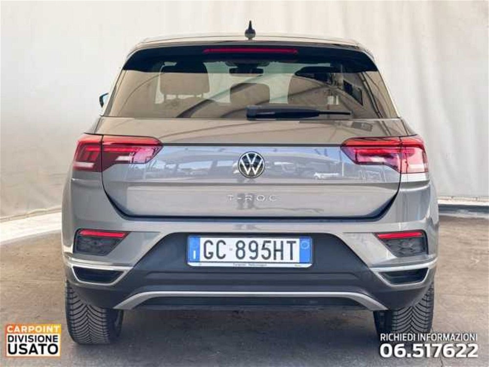 Volkswagen T-Roc 1.6 TDI SCR Advanced BlueMotion Technology del 2020 usata a Roma (4)