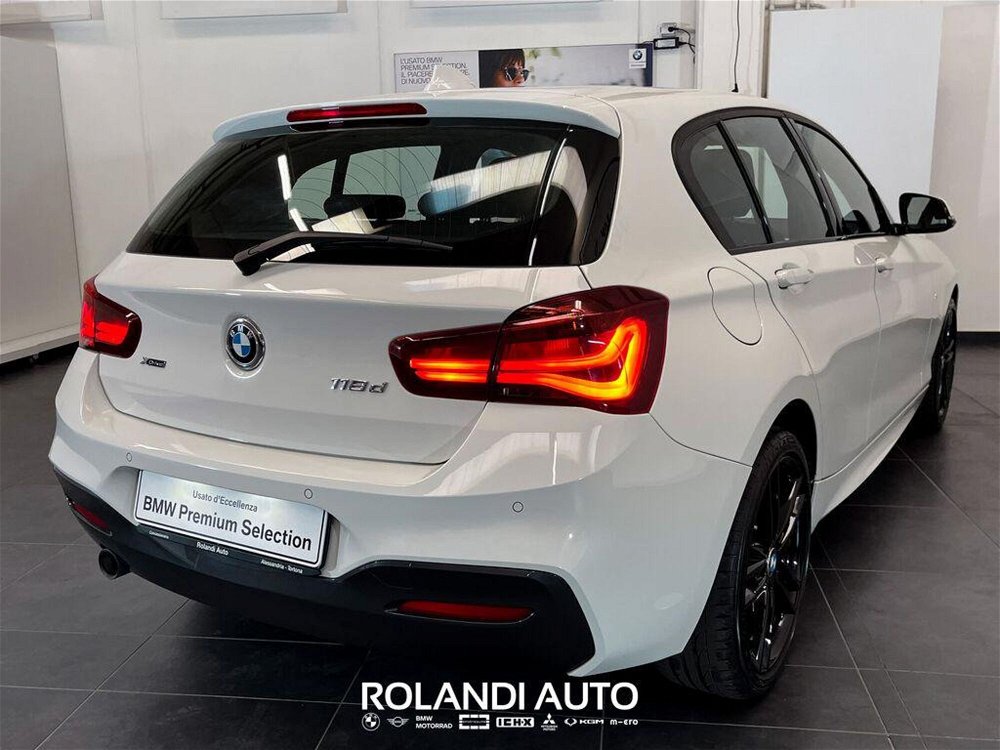 BMW Serie 1 118d Msport auto del 2018 usata a Alessandria (3)