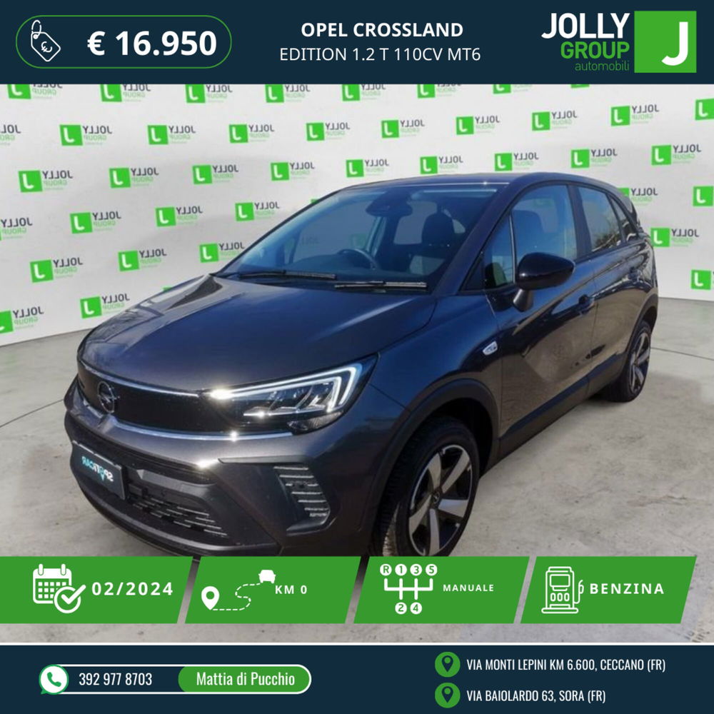 Opel Crossland nuova a Frosinone