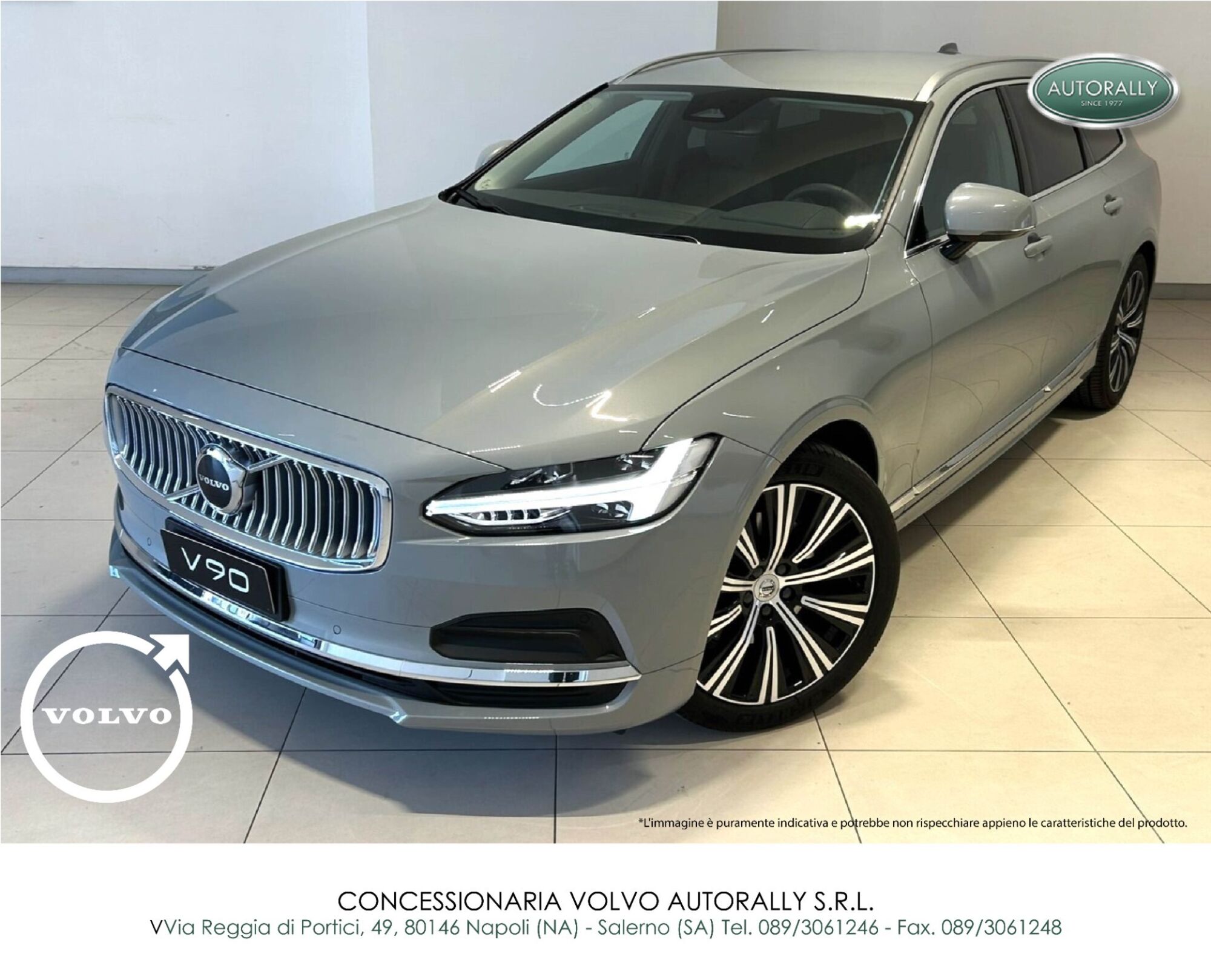 Volvo V90 B4 (d) AWD automatico Plus Bright nuova a Napoli